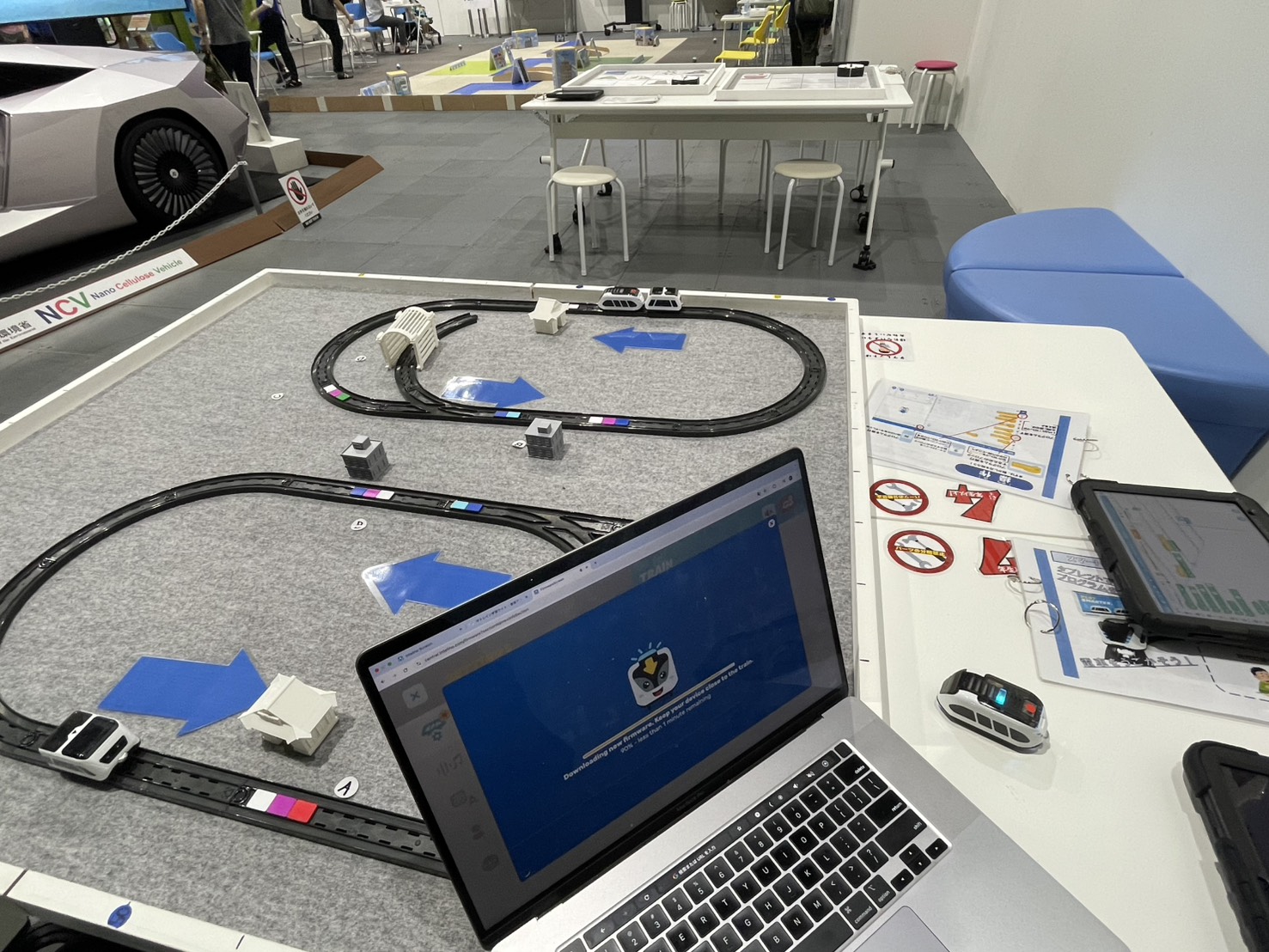 TEPIA先端技術館様と共同で設計したスマートトレインの常設展示