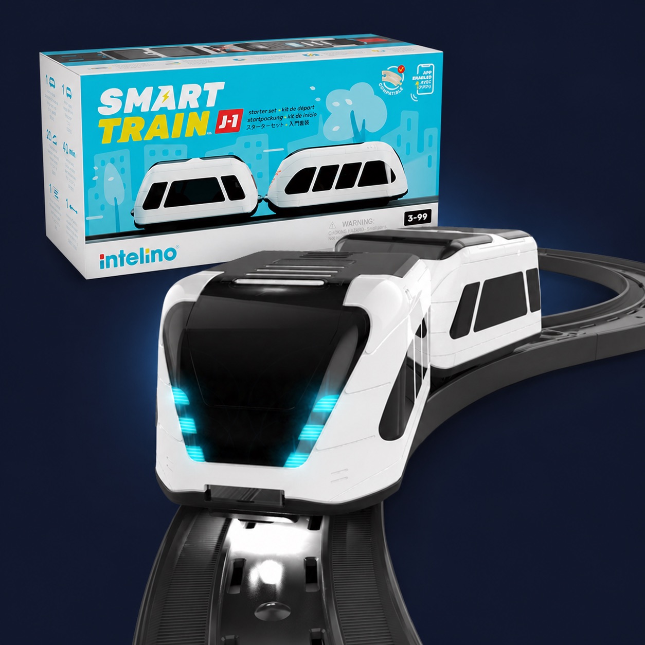 スマートトレインの車両、線路、スターターセット